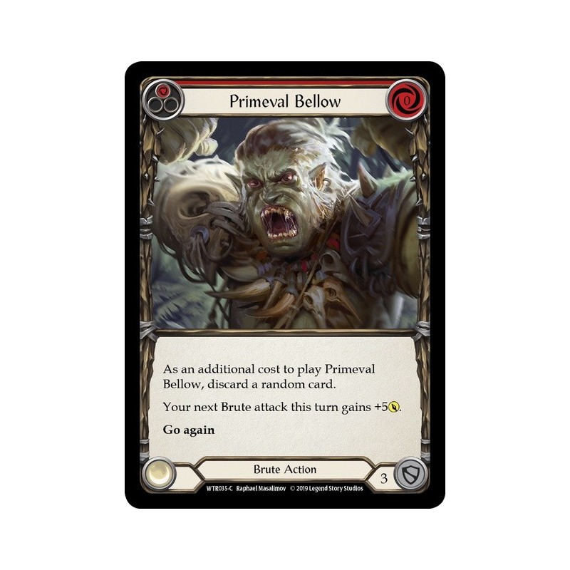 Primeval Bellow Red FOIL [U-WTR035-RF]