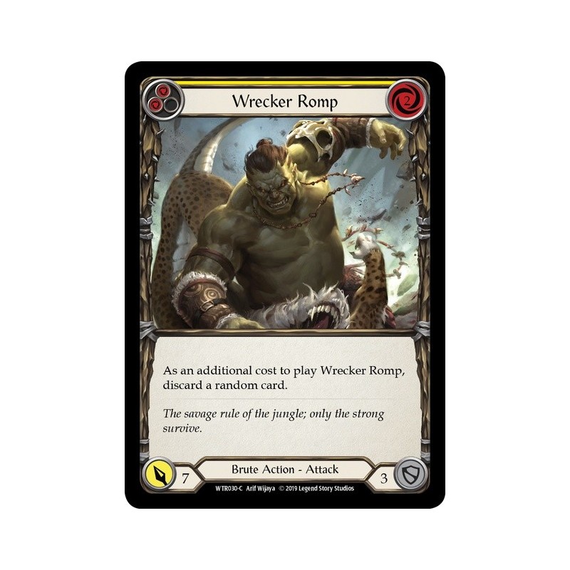 Wrecker Romp Yellow FOIL [U-WTR030-RF]