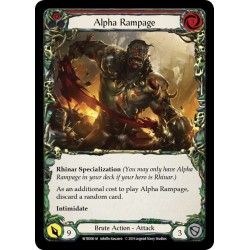 Alpha Rampage Red FOIL [U-WTR006-RF]
