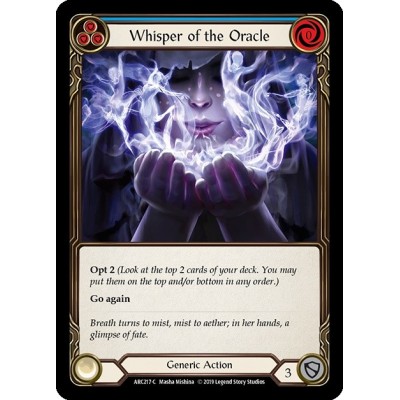 Whisper of the Oracle Blue FOIL [U-ARC217-RF]