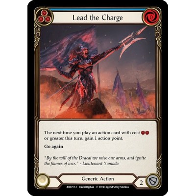 Lead the Charge Blue FOIL [U-ARC211-RF]