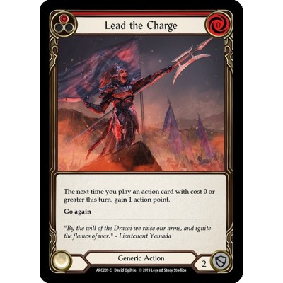 Lead the Charge Red FOIL [U-ARC209-RF]