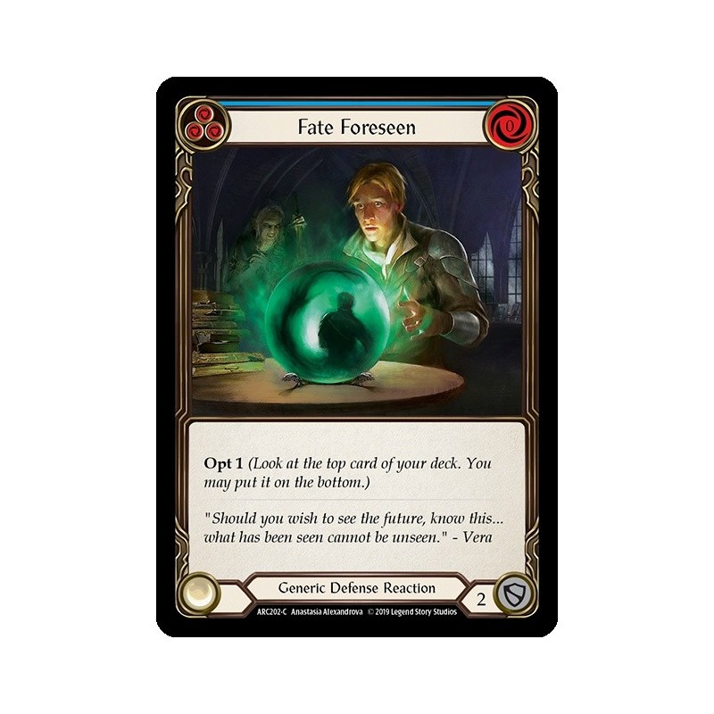 Fate Foreseen Blue FOIL [U-ARC202-RF]