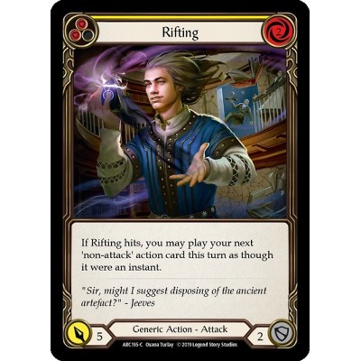 Rifting Yellow FOIL [U-ARC195-RF]