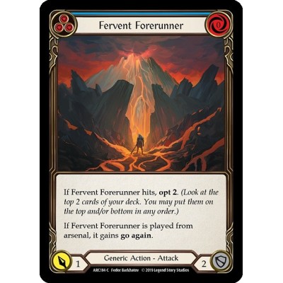 Fervent Forerunner Blue FOIL [U-ARC184-RF]