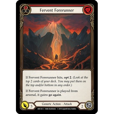 Fervent Forerunner Red FOIL [U-ARC182-RF]