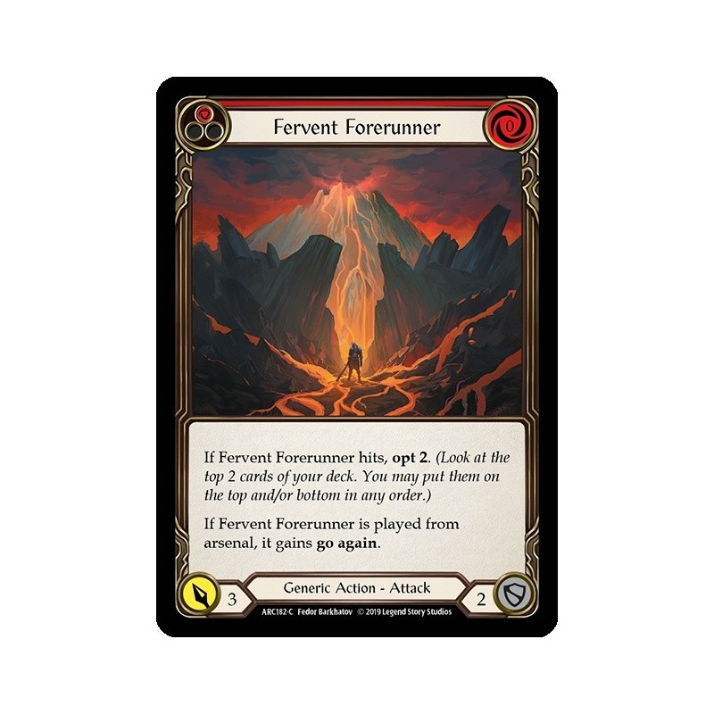 Fervent Forerunner Red FOIL [U-ARC182-RF]