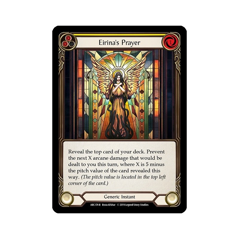 Eirina's Prayer Yellow FOIL [U-ARC174-RF]