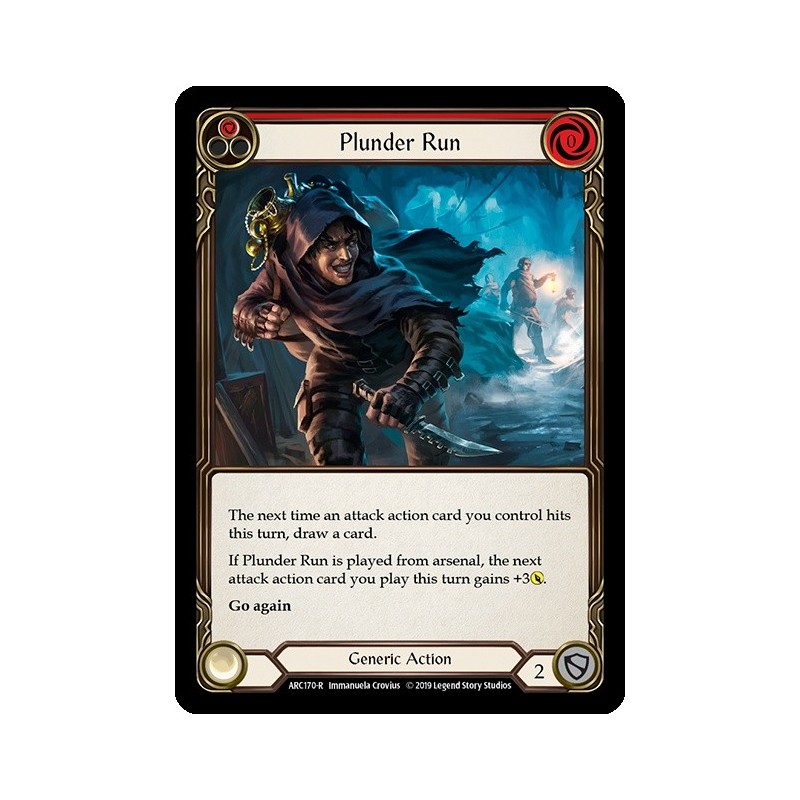 Plunder Run Red FOIL [U-ARC170-RF]