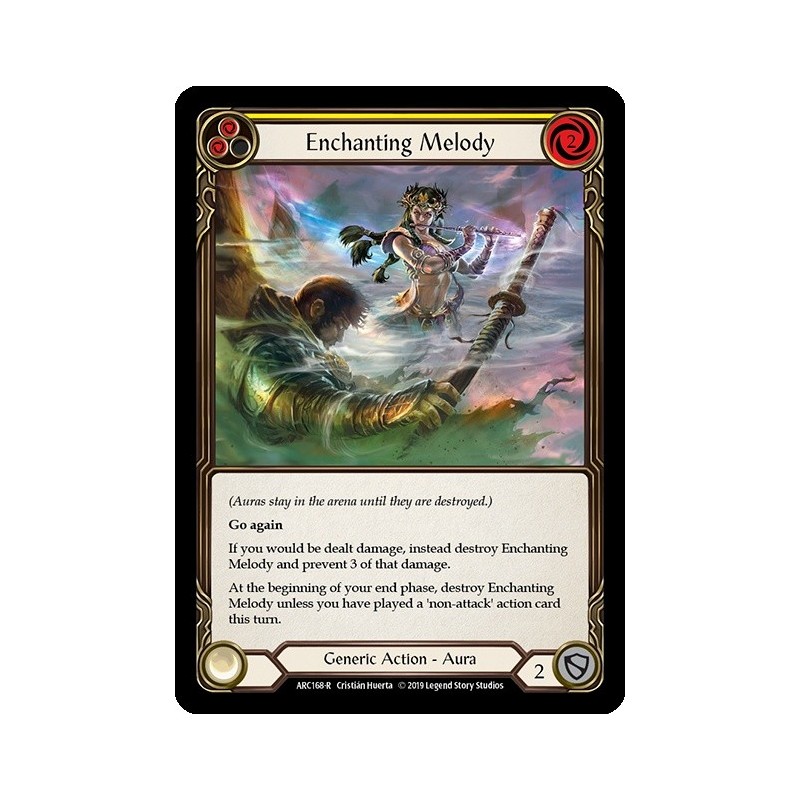 Enchanting Melody Yellow FOIL [U-ARC168-RF]