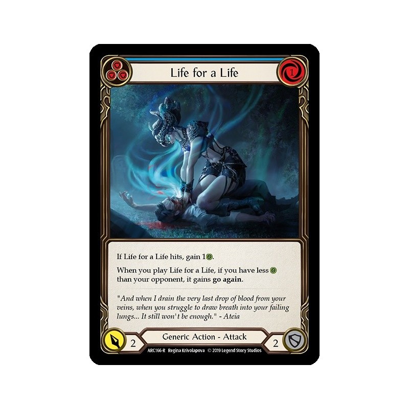 Life for a Life Blue FOIL [U-ARC166-RF]