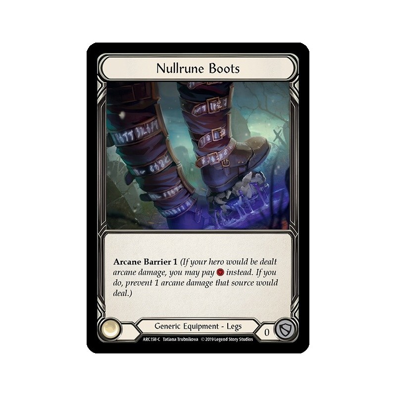 Nullrune Boots FOIL [U-ARC158-RF]