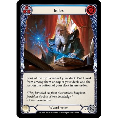 Index Blue FOIL [U-ARC137-RF]