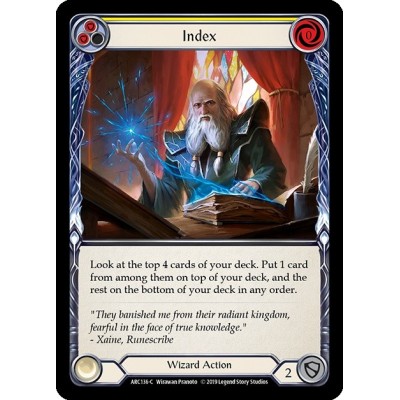 Index Yellow FOIL [U-ARC136-RF]