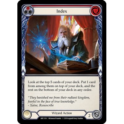 Index Red FOIL [U-ARC135-RF]