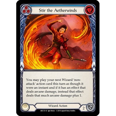 Stir the Aetherwinds Blue FOIL [U-ARC131-RF]