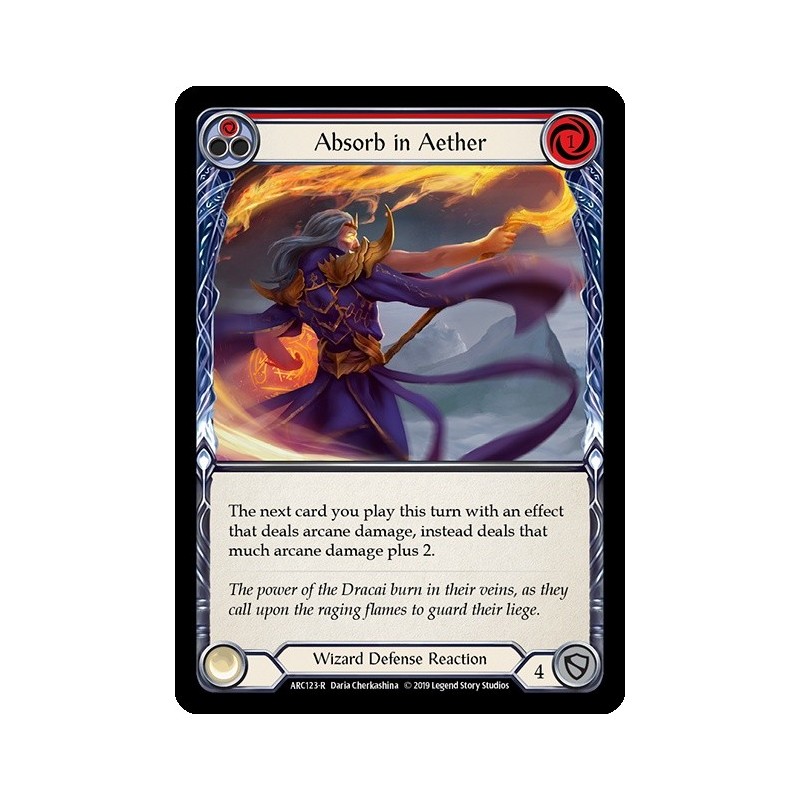 Absorb in Aether Red FOIL [U-ARC123-RF]