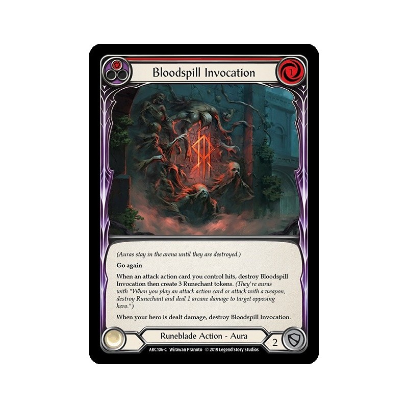 Bloodspill Invocation Red FOIL [U-ARC106-RF]