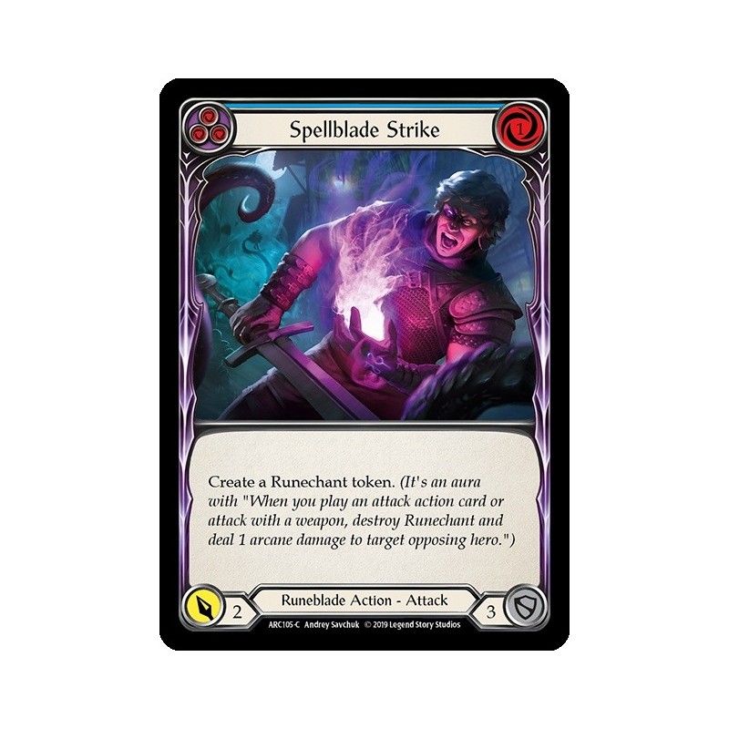 Spellblade Strike Blue FOIL [U-ARC105-RF]