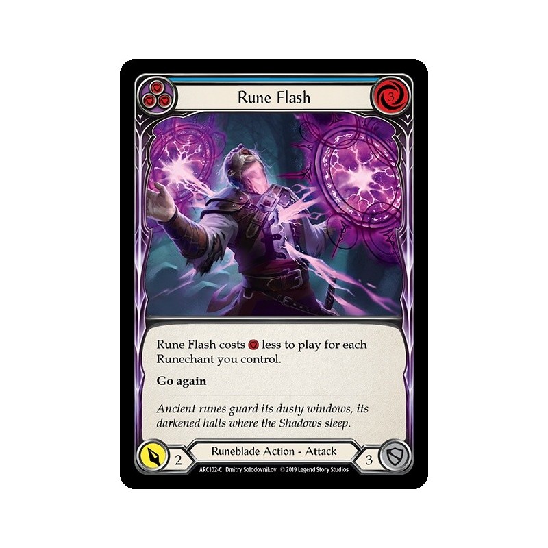 Rune Flash Blue FOIL [U-ARC102-RF]