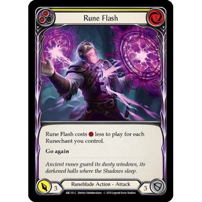 Rune Flash Yellow FOIL [U-ARC101-RF]