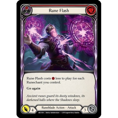Rune Flash Red FOIL [U-ARC100-RF]