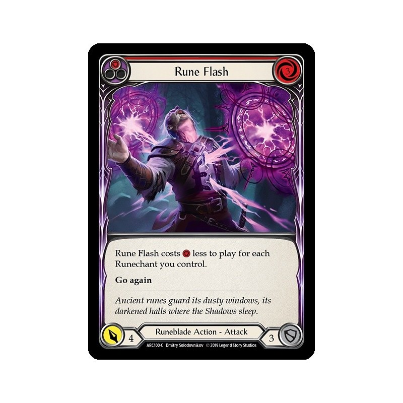 Rune Flash Red FOIL [U-ARC100-RF]