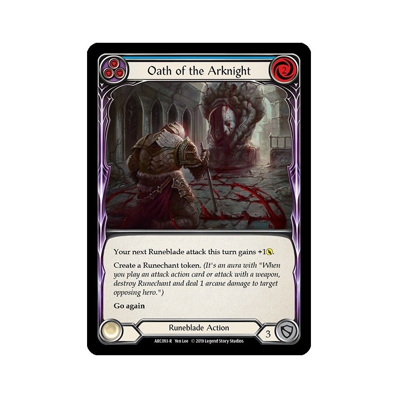 Oath of the Arknight Blue FOIL [U-ARC093-RF]