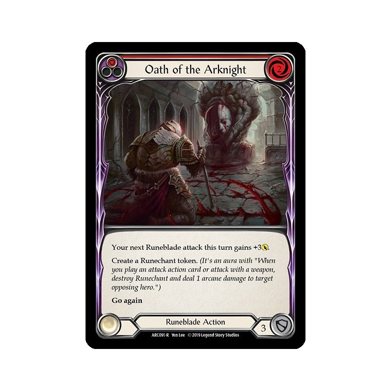Oath of the Arknight Red FOIL [U-ARC091-RF]