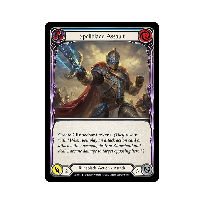 Spellblade Assault Blue FOIL [U-ARC087-RF]