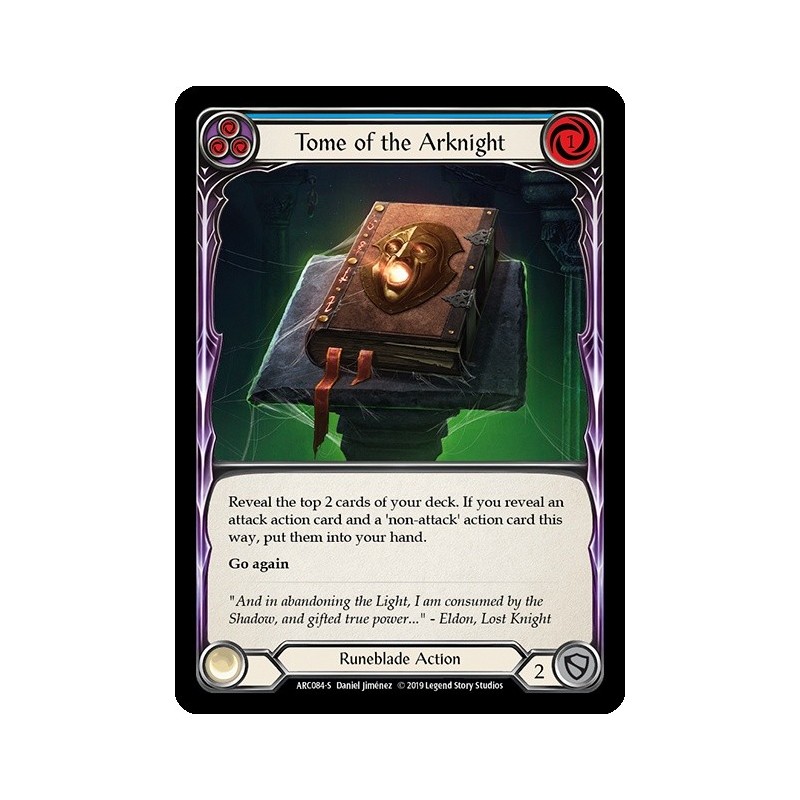 Tome of the Arknight Blue FOIL [U-ARC084-RF]