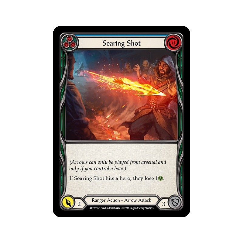 Searing Shot Blue FOIL [U-ARC071-RF]