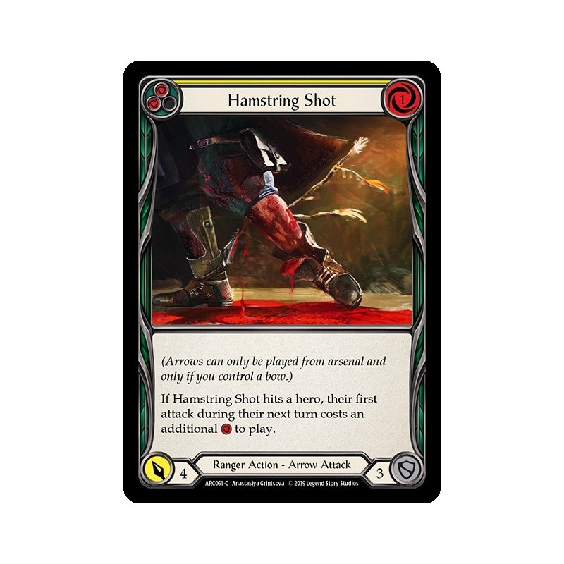 Hamstring Shot Yellow FOIL [U-ARC061-RF]