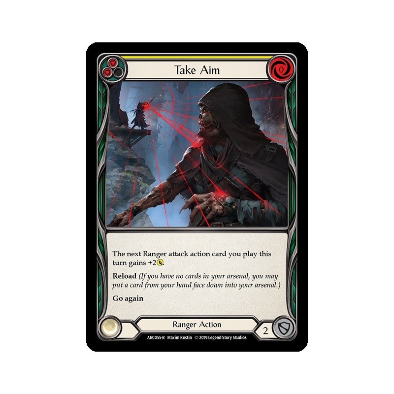Take Aim Yellow FOIL [U-ARC055-RF]