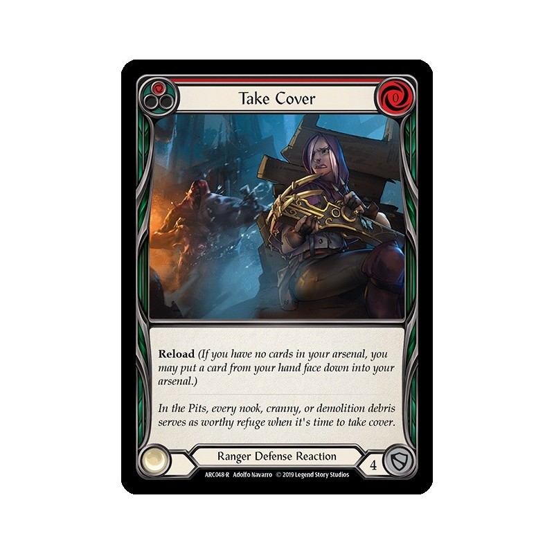 Take Cover Red FOIL [U-ARC048-RF]