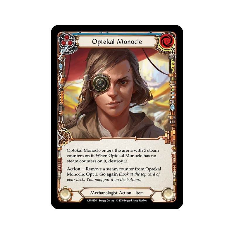 Optekal Monocle Blue FOIL [U-ARC037-RF]