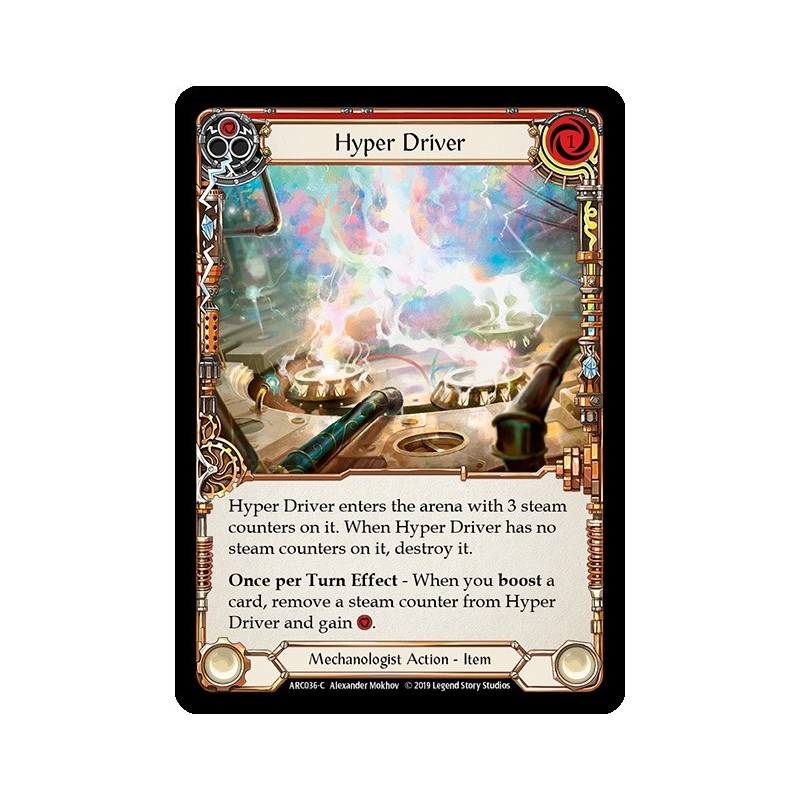 Hyper Driver Red FOIL [U-ARC036-RF]