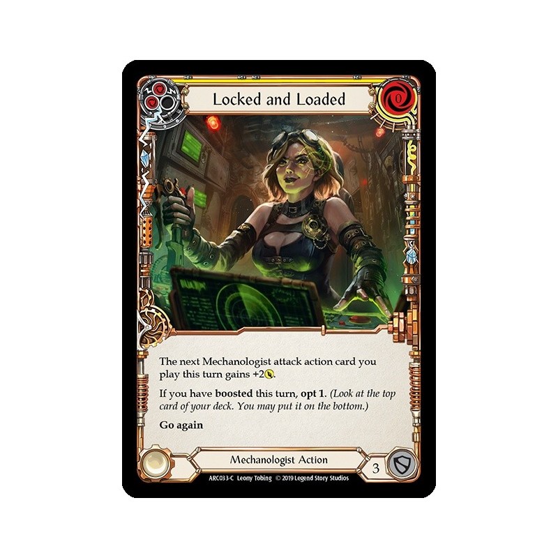 Locked and Loaded Yellow FOIL [U-ARC033-RF]