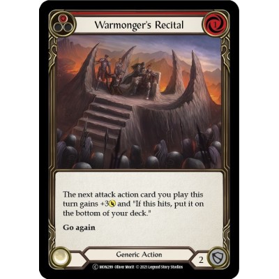 Warmonger's Recital Red [U-MON299]