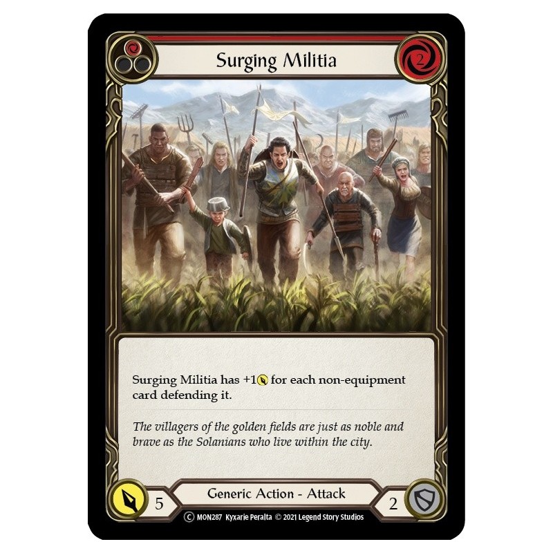 Surging Militia Red [U-MON287]