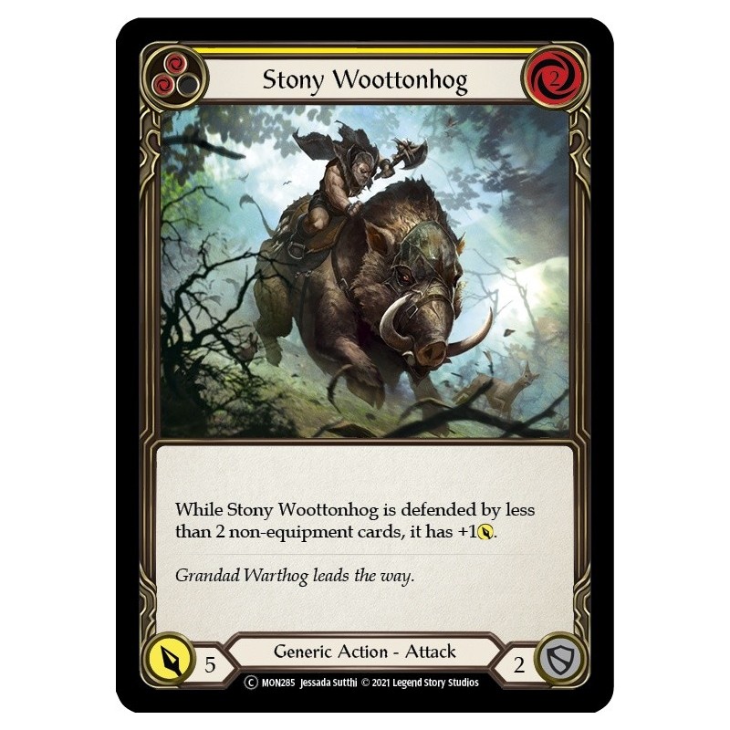 Stony Wootenhog Yellow [U-MON285]