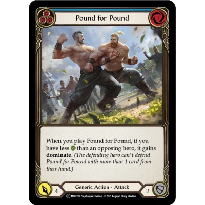 Pound for Pound Blue FOIL [U-MON280-RF]