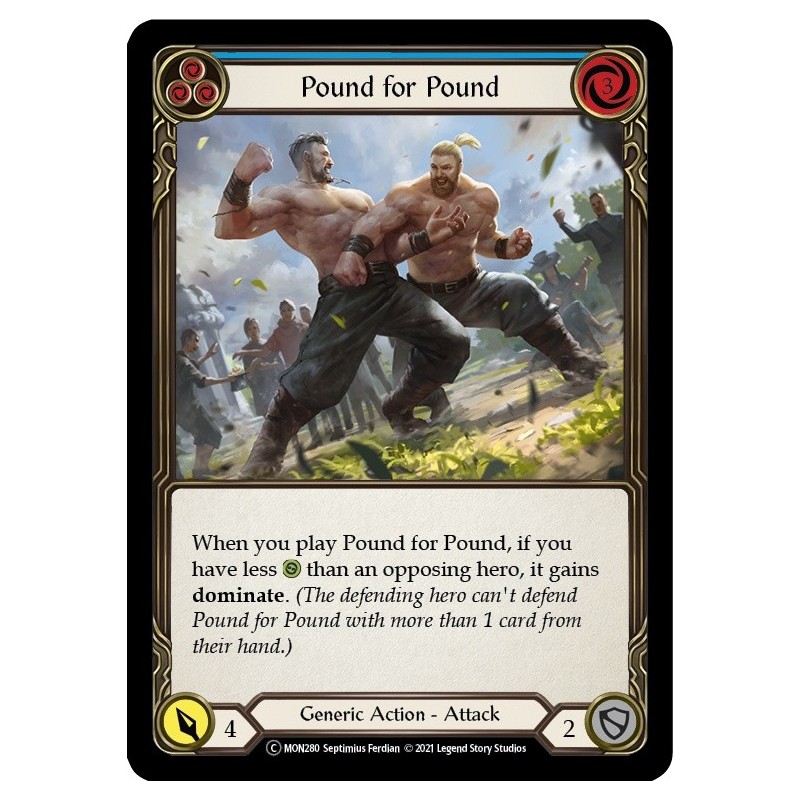 Pound for Pound Blue FOIL [U-MON280-RF]