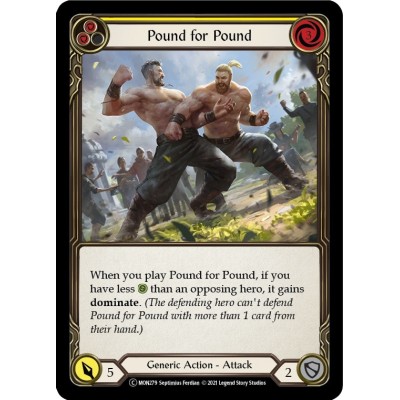 Pound for Pound Yellow FOIL [U-MON279-RF]