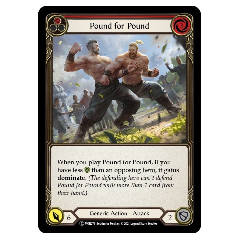 Pound for Pound Red [U-MON278]