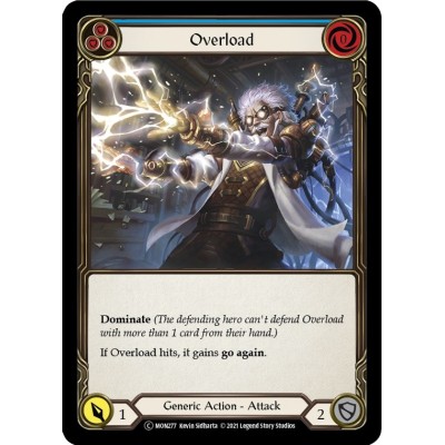 Overload Blue FOIL [U-MON277-RF]