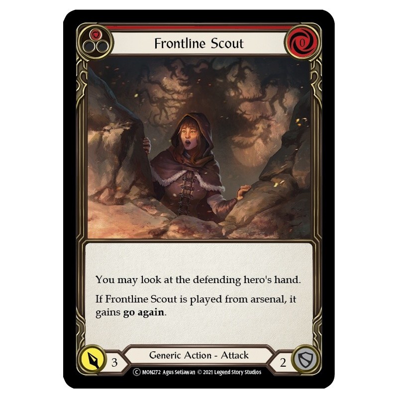 Frontline Scout Red FOIL [U-MON272-RF]