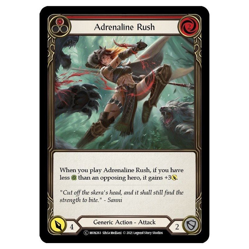 Adrenaline Rush Red FOIL [U-MON263-RF]