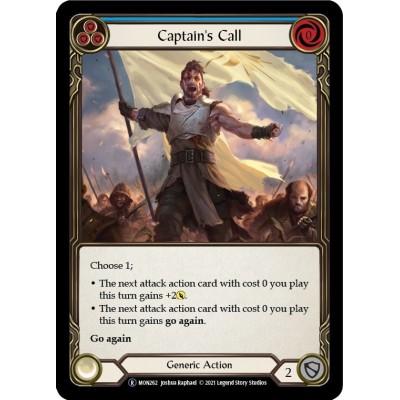 Captain's Call Blue FOIL [U-MON262-RF]