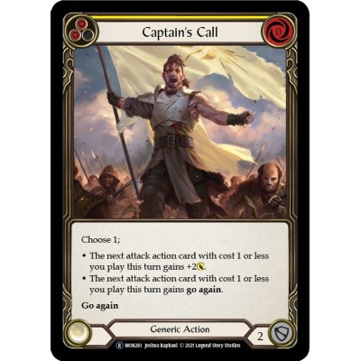Captain's Call Yellow FOIL [U-MON261-RF]